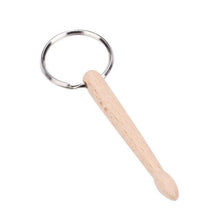 Load image into Gallery viewer, Mini Drumsticks Keychain Beech Drum Sticks Percussion Music Gift