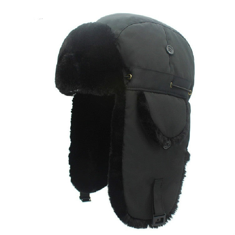 Winter Outdoor Padded Adjustable Head Circumference Ski Hat Warm Ear Protected Cap Flight Hats