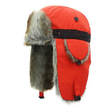 Load image into Gallery viewer, Winter Outdoor Padded Adjustable Head Circumference Ski Hat Warm Ear Protected Cap Flight Hats