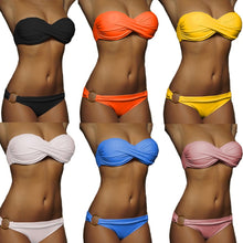 Load image into Gallery viewer, Summer Sexy Women Bikini Set Beachwear Push Up Bathing Suits, L, M, S