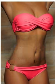 Summer Sexy Women Bikini Set Beachwear Push Up Bathing Suits, L, S, M