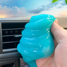 Load image into Gallery viewer, Car Clean Glue Gel Sticker, Sky Blue, Yellow, Transparent