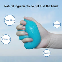 Load image into Gallery viewer, Car Clean Glue Gel Sticker, Sky Blue, Yellow, Transparent
