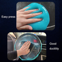 Load image into Gallery viewer, Car Clean Glue Gel Sticker, Sky Blue, Yellow, Transparent