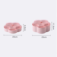 Load image into Gallery viewer, Flower-shaped Transparent Wedding Candy Snack Dried Fruit Storage Box, Single Layer, Double Layer