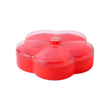 Load image into Gallery viewer, Flower-shaped Transparent Wedding Candy Snack Dried Fruit Storage Box, Single Layer, Double Layer
