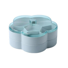 Load image into Gallery viewer, Flower-shaped Transparent Wedding Candy Snack Dried Fruit Storage Box, Single Layer, Double Layer
