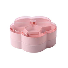 Load image into Gallery viewer, Flower-shaped Transparent Wedding Candy Snack Dried Fruit Storage Box, Single Layer, Double Layer