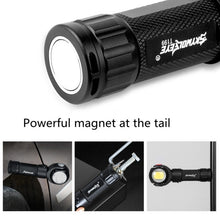 Load image into Gallery viewer, SKYWOLFEYE  Lamp Head 360 Degree Rotation USB Rechargeable LED Glare Flashlight With Magnet COB Work Light, Without Battery, With An 18650 Battery, With An 26650 Battery