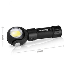 Load image into Gallery viewer, SKYWOLFEYE  Lamp Head 360 Degree Rotation USB Rechargeable LED Glare Flashlight With Magnet COB Work Light, Without Battery, With An 18650 Battery, With An 26650 Battery