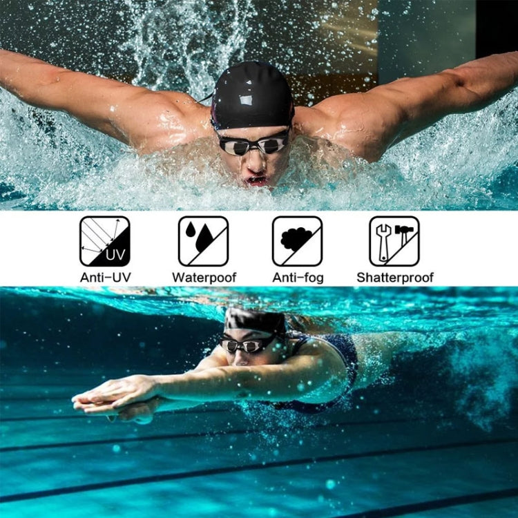YJ003 Electroplating HD Anti-fog Swimming Glasses Waterproof Diving Equipment for Man and Women