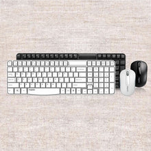 Load image into Gallery viewer, Rapoo X1800S 2.4GHz Wireless Keyboard and Mouse Set, Black, White