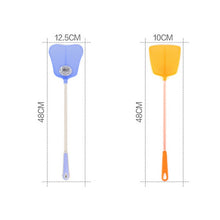 Load image into Gallery viewer, Household Plastic Long Handle Fly Swatter Mosquito Swatter, Random Color Delivery, 1PC