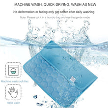 Load image into Gallery viewer, SFB104 Summer Cooling Mats Blanket Ice Pet Dog Cat Bed Mats, 50x40cm, 63x50cm, 70x56cm, 102x70cm
