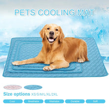 Load image into Gallery viewer, SFB104 Summer Cooling Mats Blanket Ice Pet Dog Cat Bed Mats, 50x40cm, 63x50cm, 70x56cm, 102x70cm