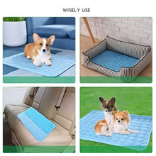 Load image into Gallery viewer, SFB104 Summer Cooling Mats Blanket Ice Pet Dog Cat Bed Mats, 50x40cm, 63x50cm, 70x56cm, 102x70cm