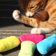 Load image into Gallery viewer, 2 PCS Teeth Grinding Catnip Toys Funny Interactive Plush Cat Toy Pet Kitten Chewing Toy  Claws Thumb Bite Cat mint for Cats