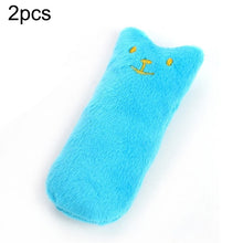 Load image into Gallery viewer, 2 PCS Teeth Grinding Catnip Toys Funny Interactive Plush Cat Toy Pet Kitten Chewing Toy  Claws Thumb Bite Cat mint for Cats
