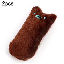 Load image into Gallery viewer, 2 PCS Teeth Grinding Catnip Toys Funny Interactive Plush Cat Toy Pet Kitten Chewing Toy  Claws Thumb Bite Cat mint for Cats
