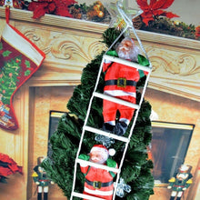 Load image into Gallery viewer, Christmas Pendant Ladder Santa Claus Doll Tree New Year Ornaments
