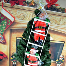 Load image into Gallery viewer, Christmas Pendant Ladder Santa Claus Doll Tree New Year Ornaments