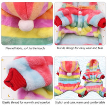 Load image into Gallery viewer, Dog Pajamas Fleece Jumpsuit Autumn Winter Dog Clothes Four legs Warm Pet Clothes, XS, S, M, L, XL, XXL
