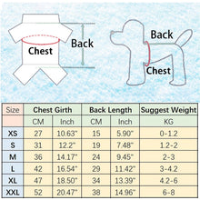Load image into Gallery viewer, Dog Pajamas Fleece Jumpsuit Autumn Winter Dog Clothes Four legs Warm Pet Clothes, XS, S, M, L, XL, XXL