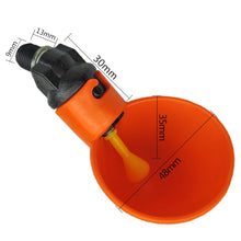 Load image into Gallery viewer, Adjustable Vreeding Equipment Export Type Drinking Bowl Poultry Drinker, Drinking Bowl Poultry Drinker