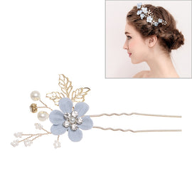 Fashion Flower Hair Combs Headdress Prom Bridal Wedding Hair Accessories Gold Leaves Hair Jewelry Hair Pins, Blue 1 flower, Blue 2 flower, Blue hair comb, Blue big size, Pink 1 flower, Pink 2 flower, Pink hair comb, Pink big zise, Purple 1 flower      ...