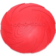 Load image into Gallery viewer, Pet toys Large Dog Flying Discs Trainning Puppy Toy Rubber Fetch Flying Disc Frisby, 15x15x2cm, 18x18x3cm