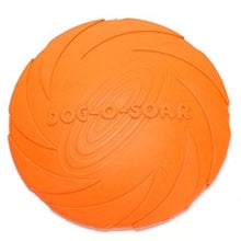 Load image into Gallery viewer, Pet toys Large Dog Flying Discs Trainning Puppy Toy Rubber Fetch Flying Disc Frisby, 15x15x2cm, 18x18x3cm