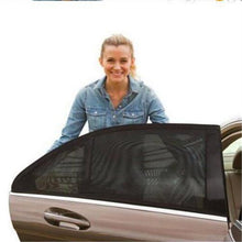 Load image into Gallery viewer, Auto Car Window Mesh Shield Sunshade Visor Net Mosquito Repellent UV Protection Window Covers, UV Protection Window Covers,Rear Window, Front window75x50cm, Rear window113x50cm