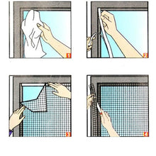 Load image into Gallery viewer, Fly Bug  Mosquito Net Door Window Net Netting Mesh Screen Curtain Protector Flyscreen Insect DIY, 1.3x1.5cm, 2x1.5cm, 1.3x1.5m, 2x1.5m