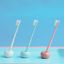 Load image into Gallery viewer, 10 in 1 Household Macaron Bamboo Charcoal Adult Ice Cream Soft Hair Toothbrush