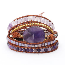 Load image into Gallery viewer, Women Handmade Boho Natural Amethyst Bracelet