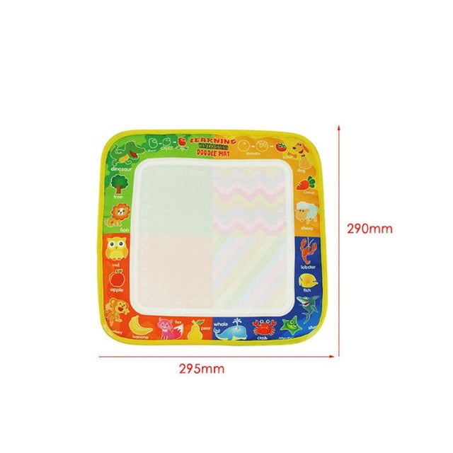 3 PCS Magic Graffiti Water Writing Cloth Children Foldable Drawing Board with Pen, Size: 29cm x 29cm