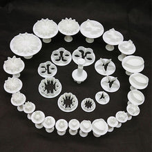 Load image into Gallery viewer, Cake Decorating Tools Fondant Plunger Cutters Biscuit Cake Mold Bakeware Accessories, Cake Decorating Tools