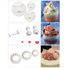 Load image into Gallery viewer, Cake Decorating Tools Fondant Plunger Cutters Biscuit Cake Mold Bakeware Accessories, Cake Decorating Tools