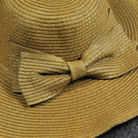 Girls Large Wide Brim Vintage Floppy Summer Beach Sports Cap Straw Hat Summer Travel Hat