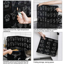 Load image into Gallery viewer, Gas Stove Aluminum Foil Oil Plate Kitchen Splash Guard High Temperature Oil Insulation Board