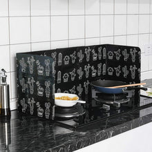 Load image into Gallery viewer, Gas Stove Aluminum Foil Oil Plate Kitchen Splash Guard High Temperature Oil Insulation Board