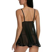 Load image into Gallery viewer, Sexy Perspective Mesh Girth Nightdress, S, M, L, XL