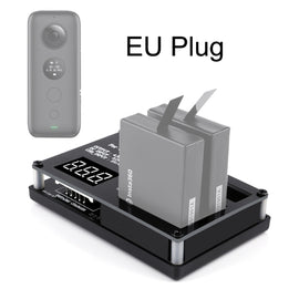 Micro USB 3 PCS Battery Charger for Insta360 ONE X Panoramic Camera, Eu Plug, Us Plug