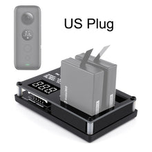 Load image into Gallery viewer, Micro USB 3 PCS Battery Charger for Insta360 ONE X Panoramic Camera, Eu Plug, Us Plug