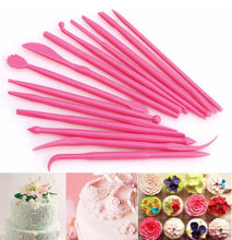 Load image into Gallery viewer, 2 Sets Mini Fondant Styling Engraving Group Tools Cake Engraving Pen, 28 PCS Yellow, 28 PCS Rose Red, 28 PCS Pink
