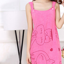 Load image into Gallery viewer, Bath Towels Fashion Lady Wearable Fast Drying Magic Bath Towel Beach Spa Bathrobes Bath Skirt