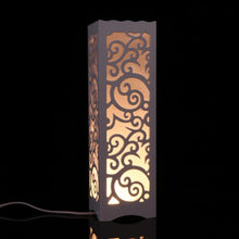 Load image into Gallery viewer, Simple Modern Hollow Carved Creative Energy-saving LED Night Light Bedroom Study Decorative Table Lamp