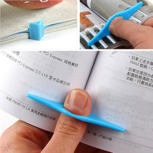 Load image into Gallery viewer, 8 PCS Thumb Convenient Multifunction Book Holder Bookmark Finger Ring Book Marker, Thumb Shaped