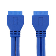 Load image into Gallery viewer, 50cm USB3.0 cable motherboard 20pin cable mother-to-female extension conversion F-F