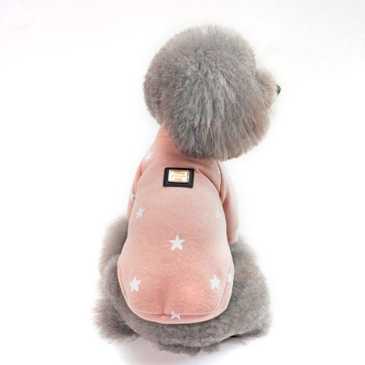 Pet Fall and Winter Five-pointed Star Pattern Sweater Pet Warm Clothes, S, M, L, XL, XXL